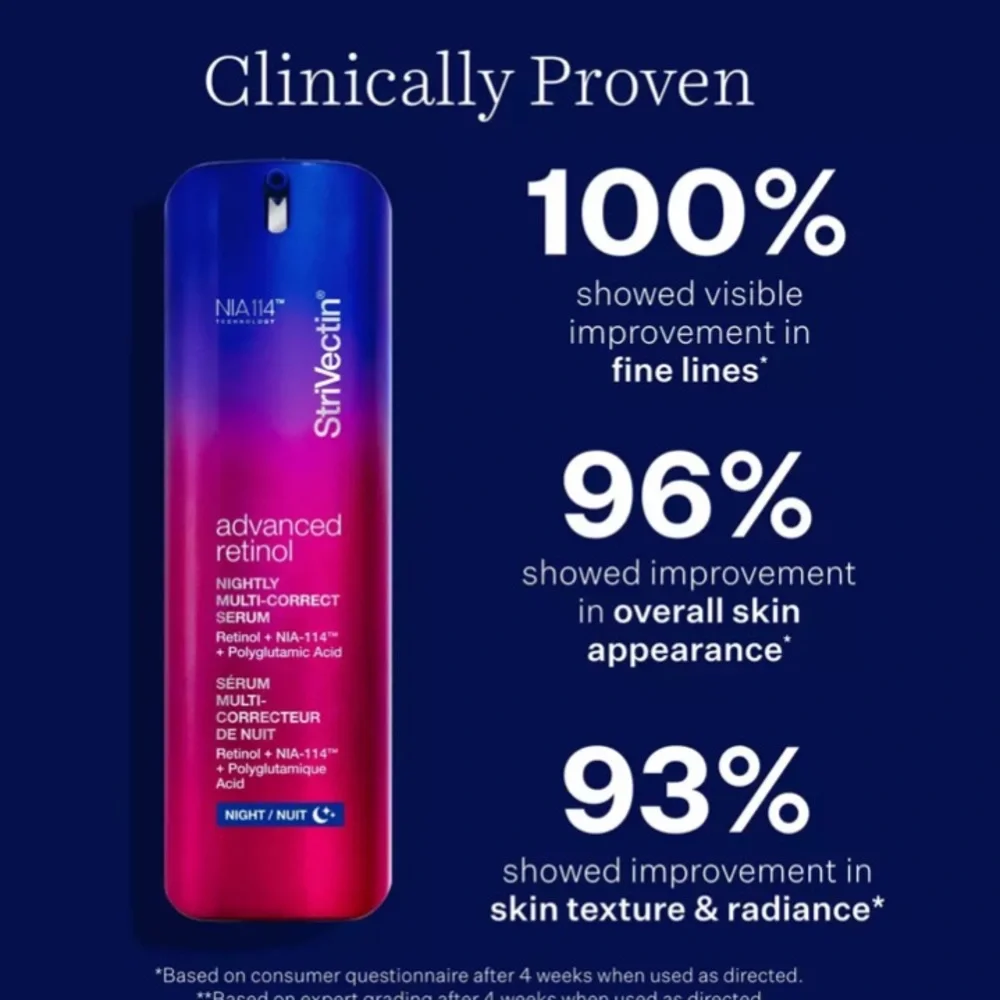 StriVectin Advanced Retinol Nightly Multi-Correct Serum Travel Size 0.25oz $25